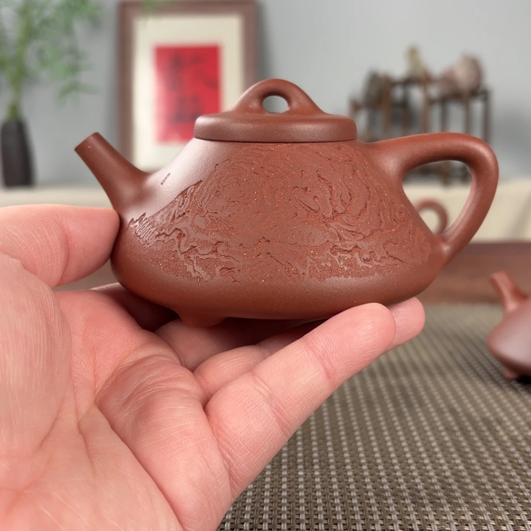 紫砂茶壶黄龙山原矿紫砂壶200