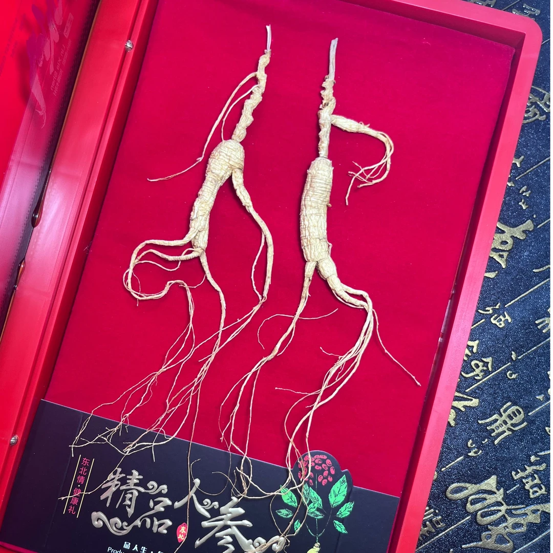 东北长白山林下山参干参高端礼盒送礼走亲访友滋补