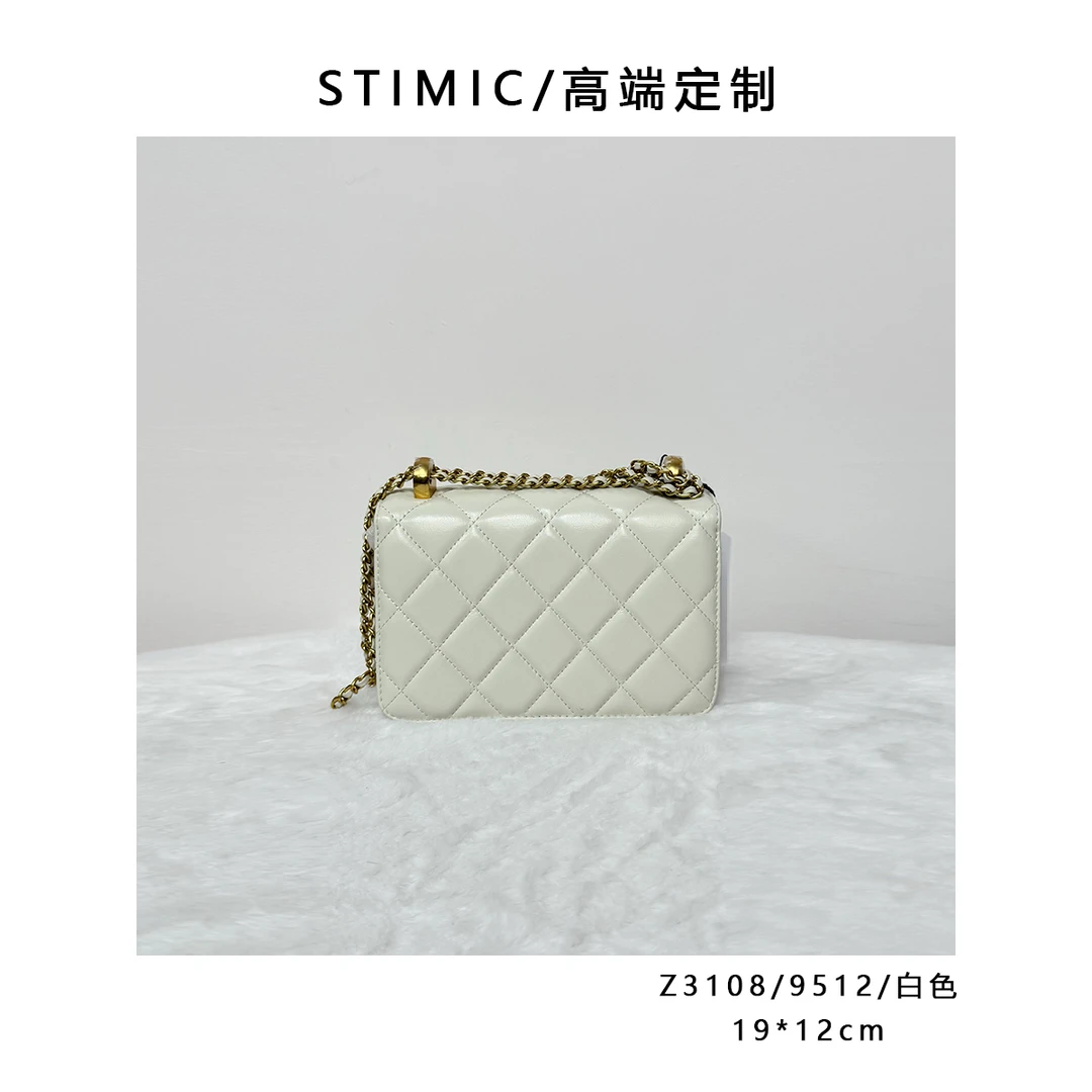 Z3108/9512/白色Paiyuge订制手工时尚女士单肩斜挎手提包QC9512