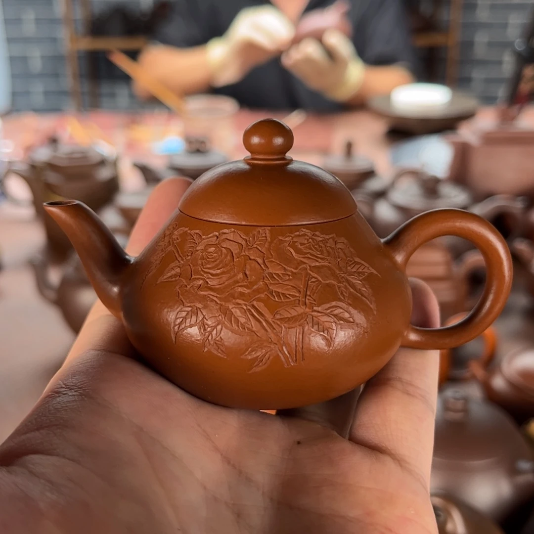 茶壶紫砂7 紫砂壶纯手工制作一手价格130c c