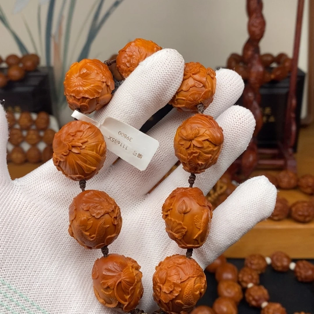 手串橄榄核许忠英老师荷塘月色2.4×2.35