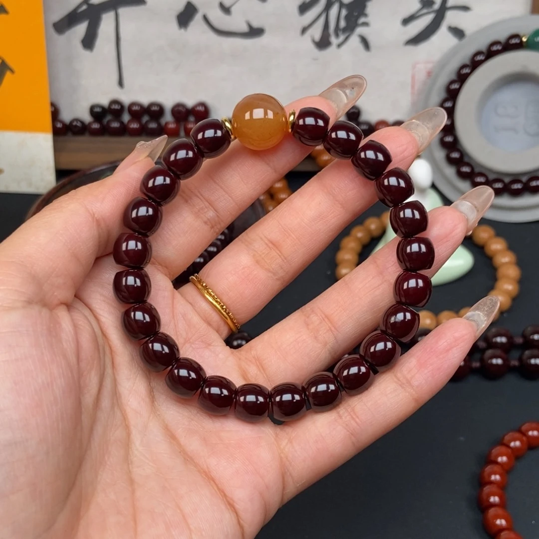 核桃手串/手链心****.猴头