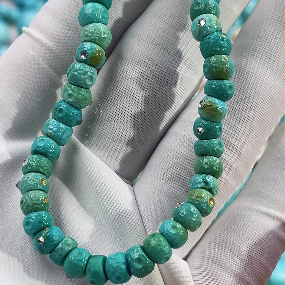 绿松石珠宝奇石未镶嵌