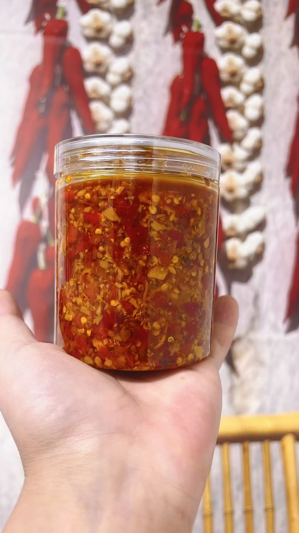 老味蒜蓉辣椒酱夹馍拌饭拌面条炒菜烧菜