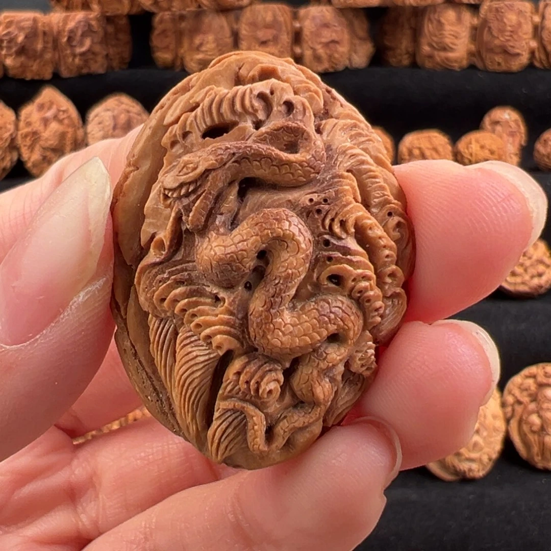 吊坠桃核【福利】桃核雕刻蛇