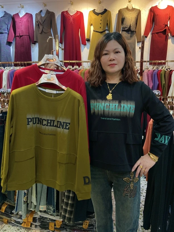 YF！23613#圆领减龄卫衣