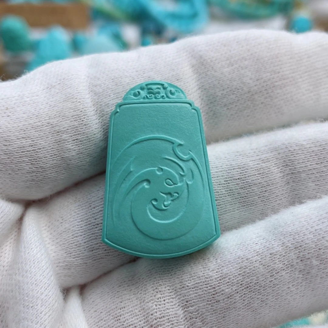 绿松石珠宝奇石未镶嵌