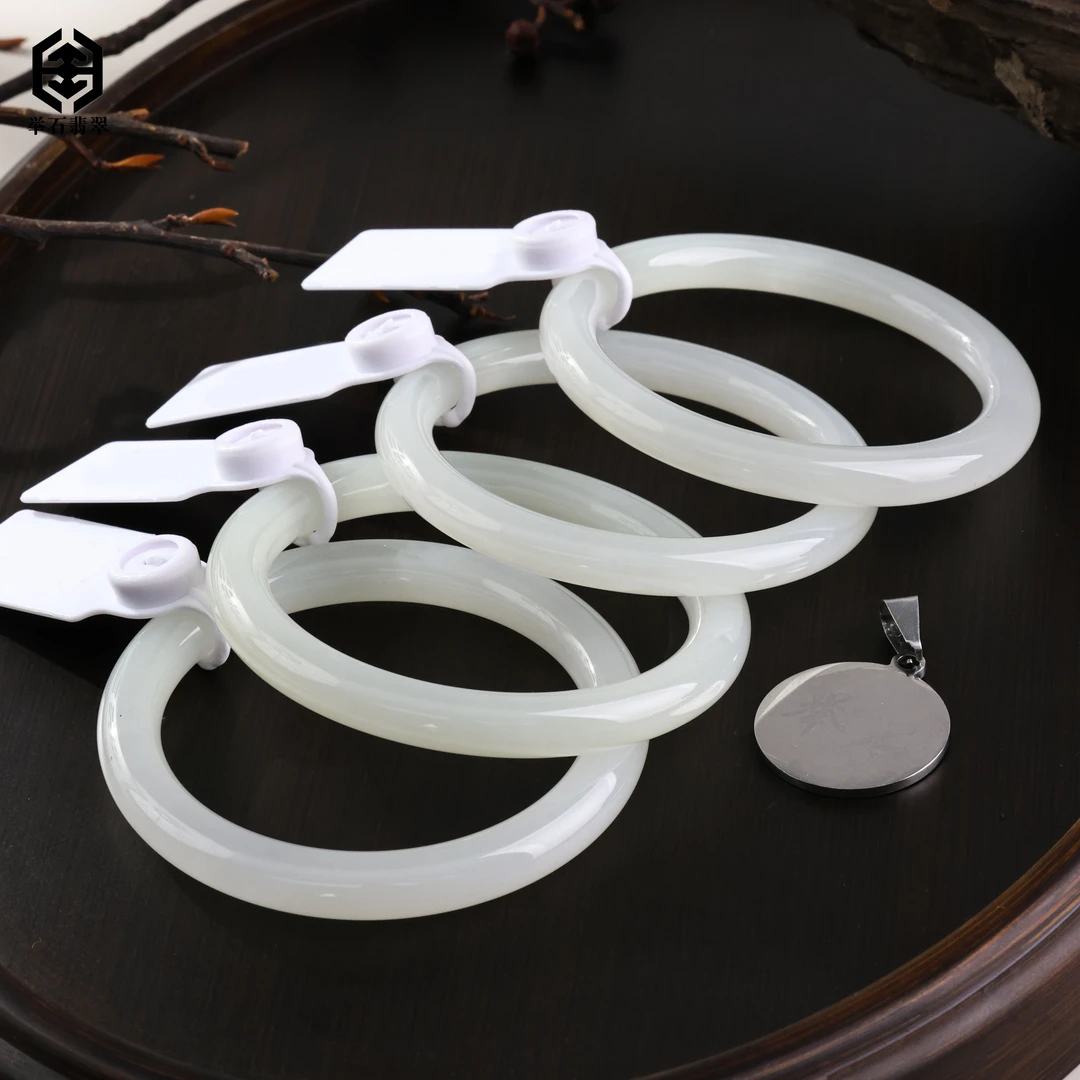 【举石臻品】TH0607-222-17和田玉手镯（圈口自选/一件/多样性发）Q