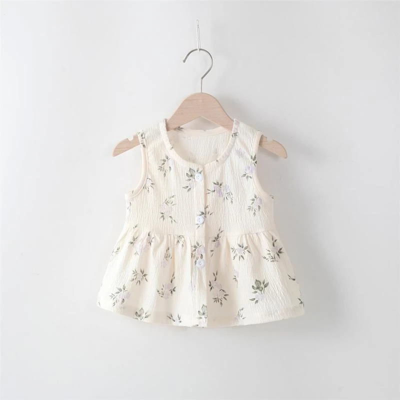 女童夏装连衣裙小女孩碎花公主裙1-3岁婴儿衣服女宝宝洋气童装