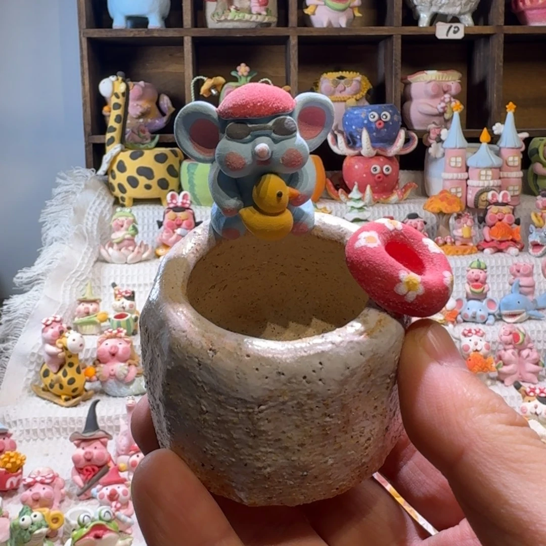 厂家直销手工花盆摆件