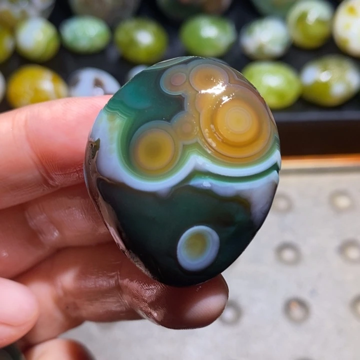 未镶嵌玛瑙/玉髓珠宝半成品34