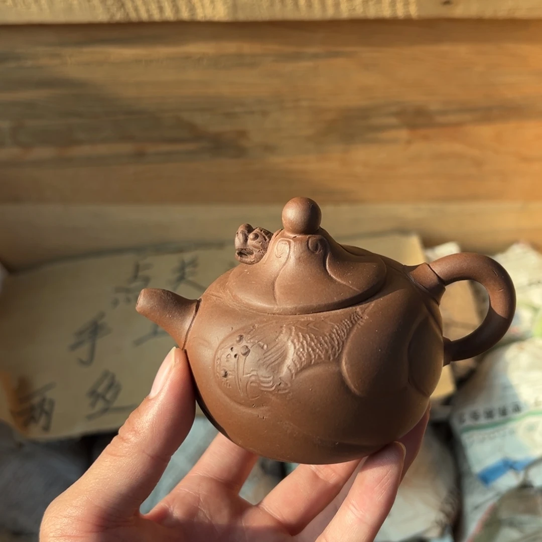 紫砂茶壶老厂紫砂壶一件！