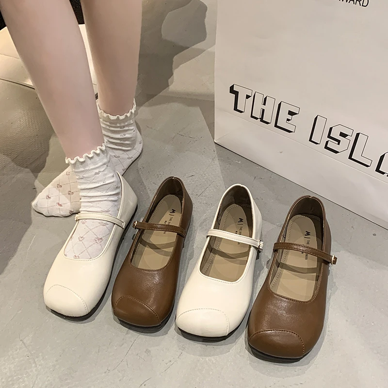 709-5新款边扣圆头舒适百搭软底小单鞋仓