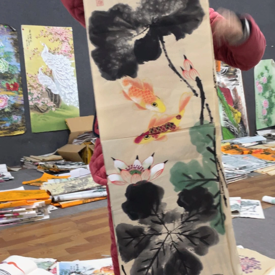 国画国画作品画心一张