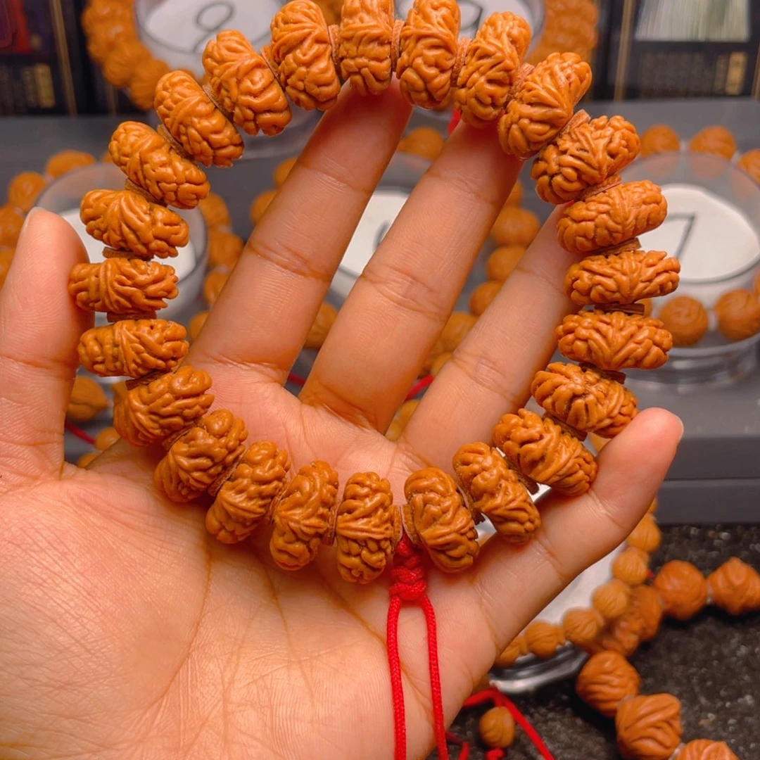 桃核手串凌**红红火火3