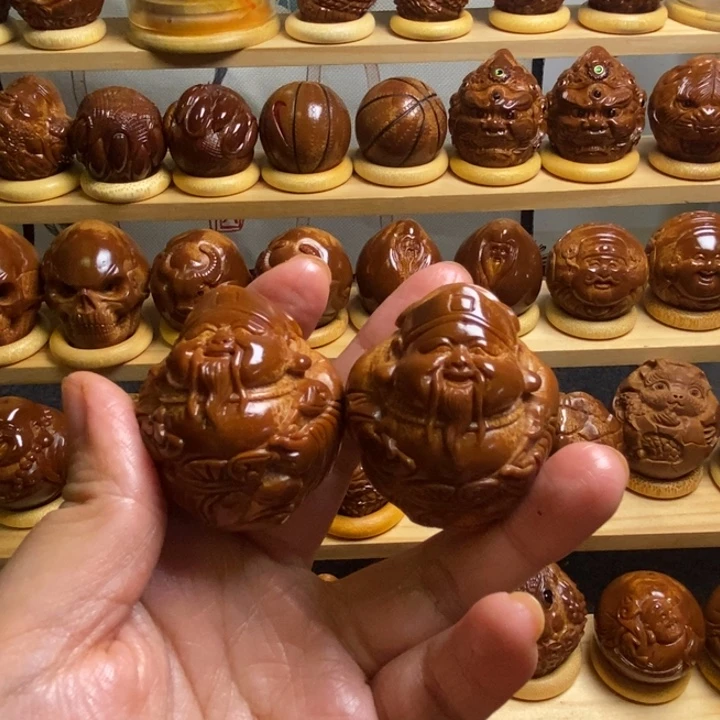 友***哥橄榄核把件巴西进口大橄榄财神
