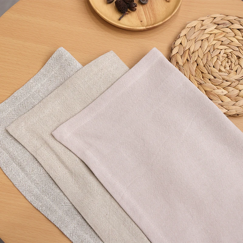 汉麻棉小枕巾一对不挑色【27×38cm】清凉透气吸汗亲肤舒适FSY50458