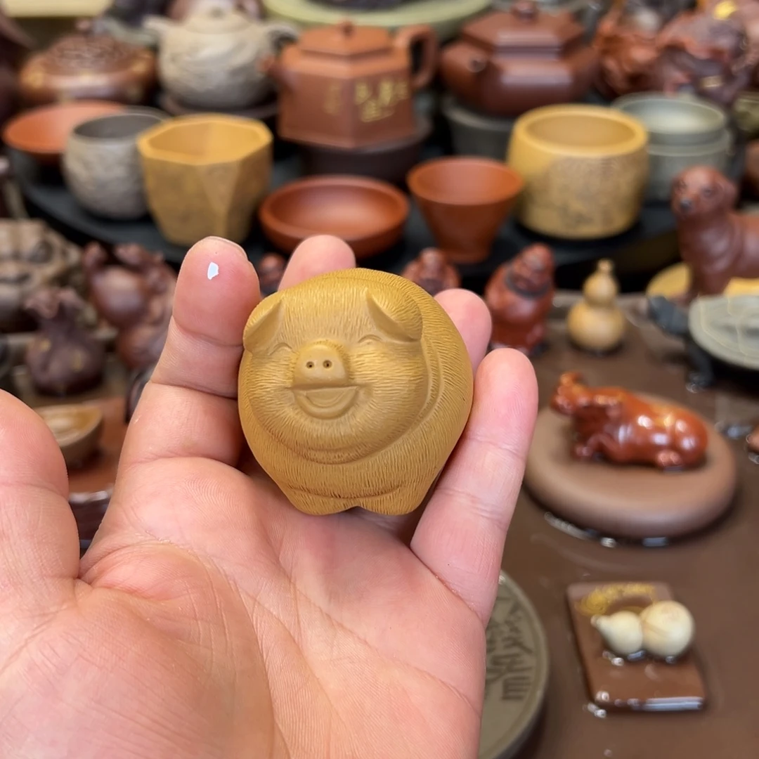 茶宠紫砂紫砂茶宠 微瑕