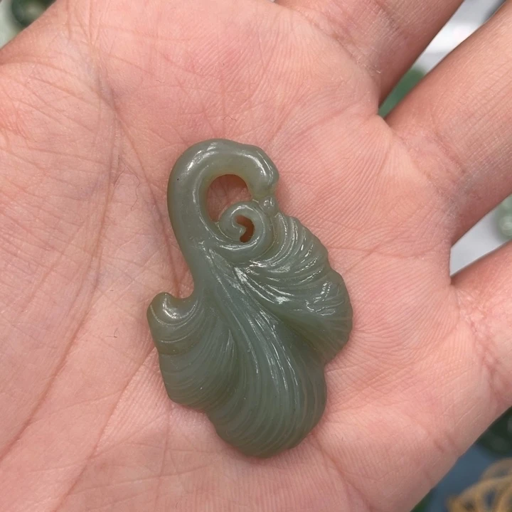 和田玉吊坠(不含链)未镶嵌