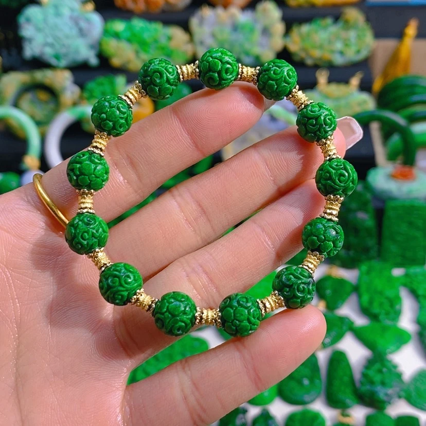 【闪购商品】翡翠颈饰未镶嵌手串