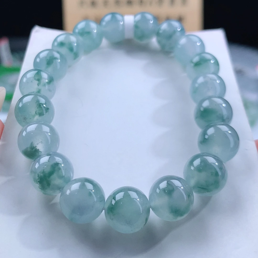 翡翠手链未镶嵌卡10mm