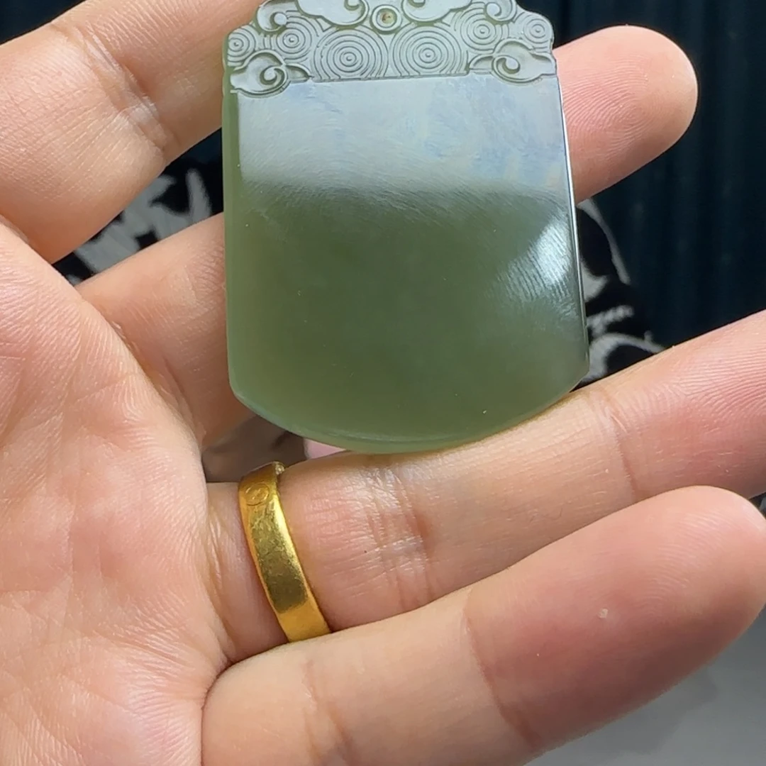 和田玉未镶嵌吊坠(不含链)