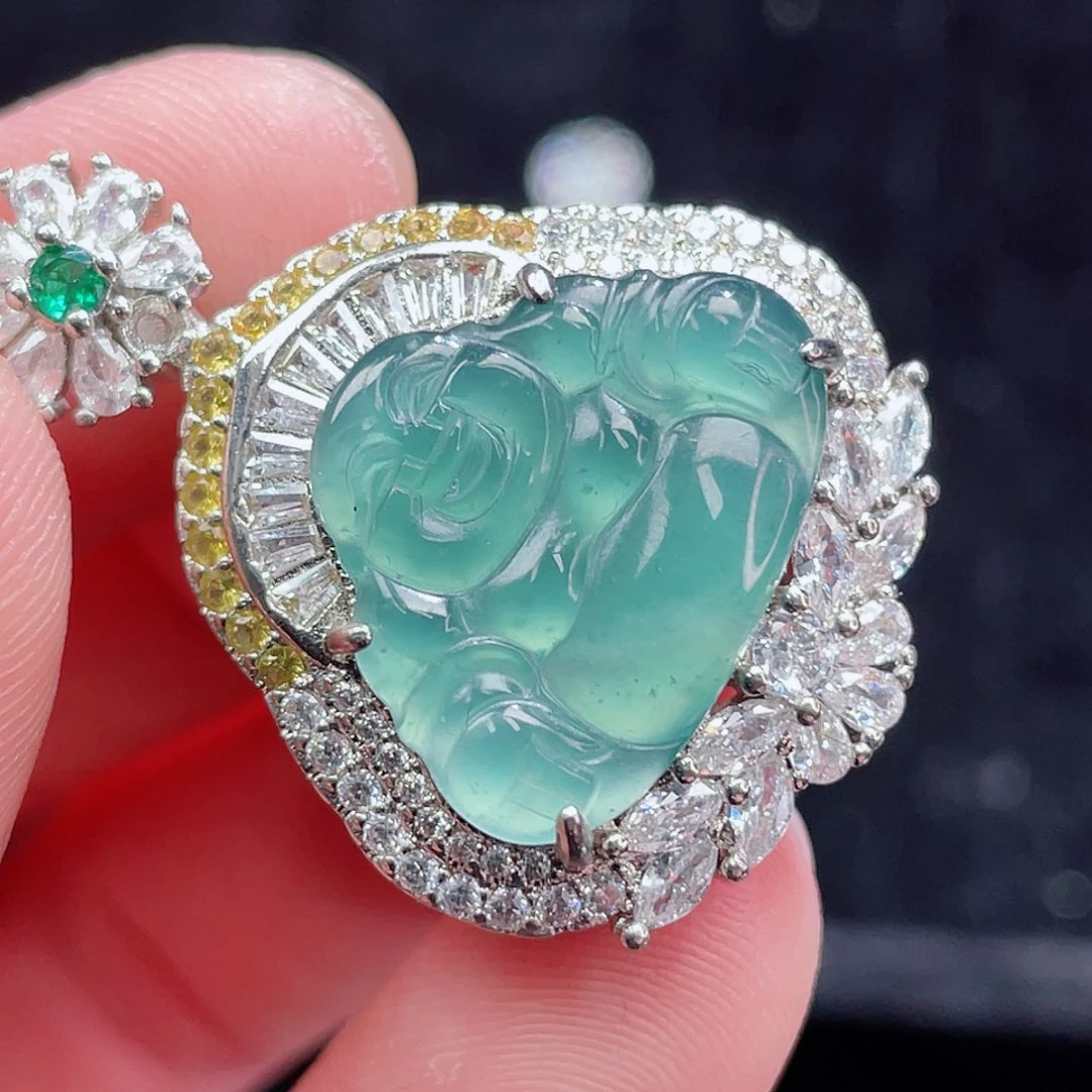 翡翠颈饰未镶嵌186，