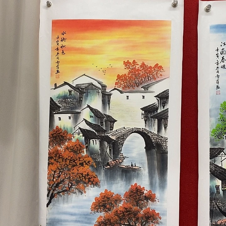 国画精品手绘作品