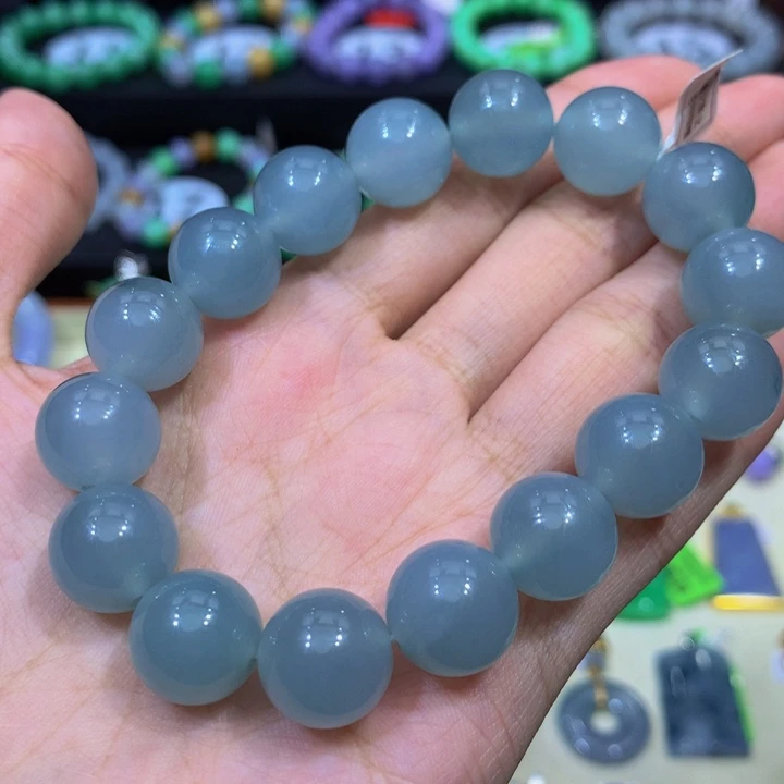 翡翠未镶嵌手链翡翠13