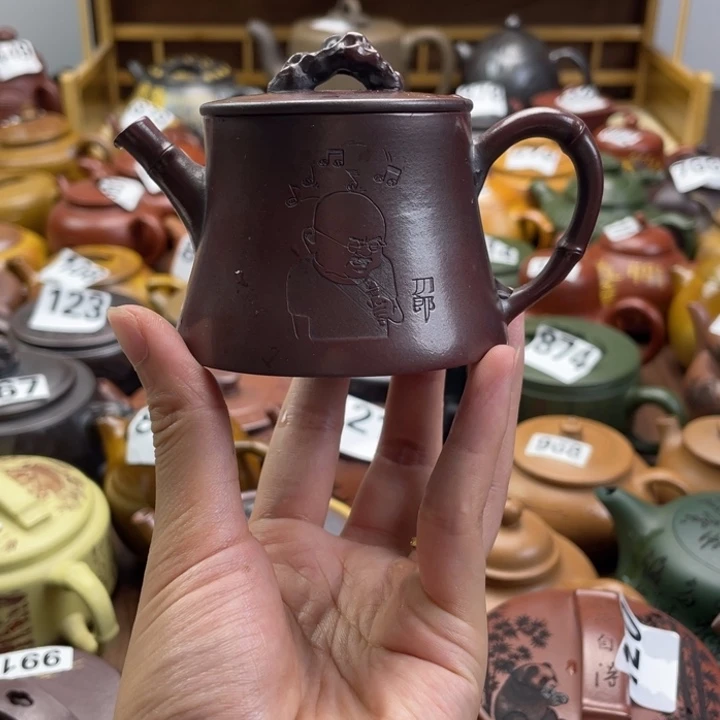 茶壶紫砂紫砂微瑕