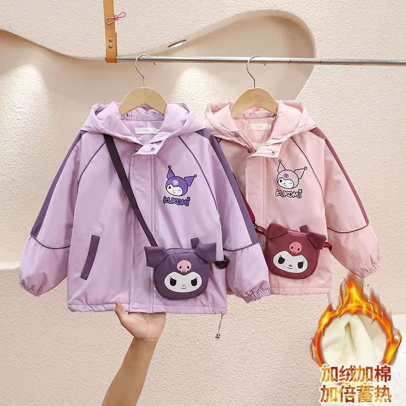 玛米玛卡童装女童外套秋冬款2025新款加绒加厚春秋季洋气女宝