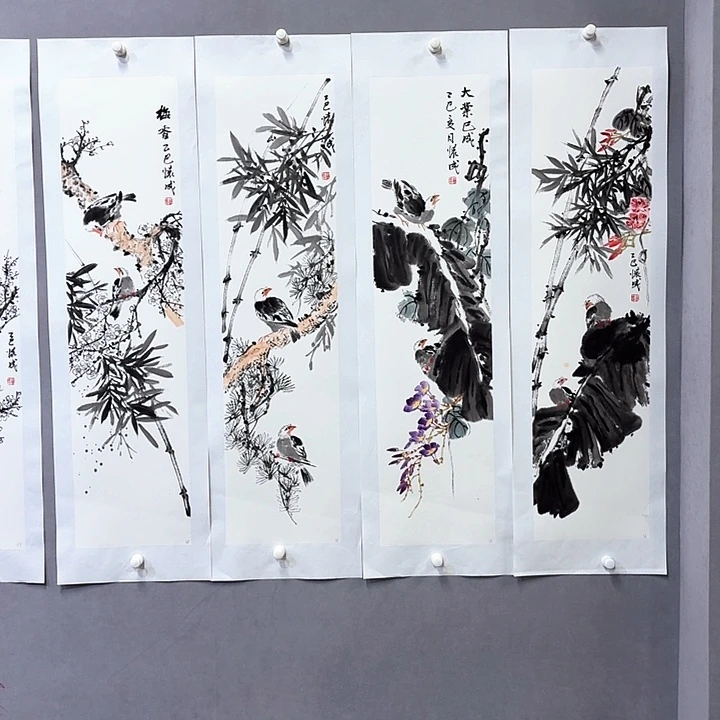 国画亲笔手绘放心去藏