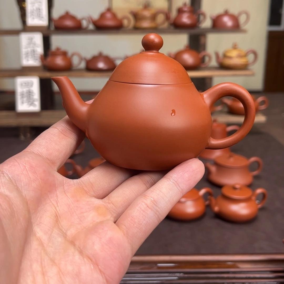 不***一紫砂茶壶超薄梨壶130cc