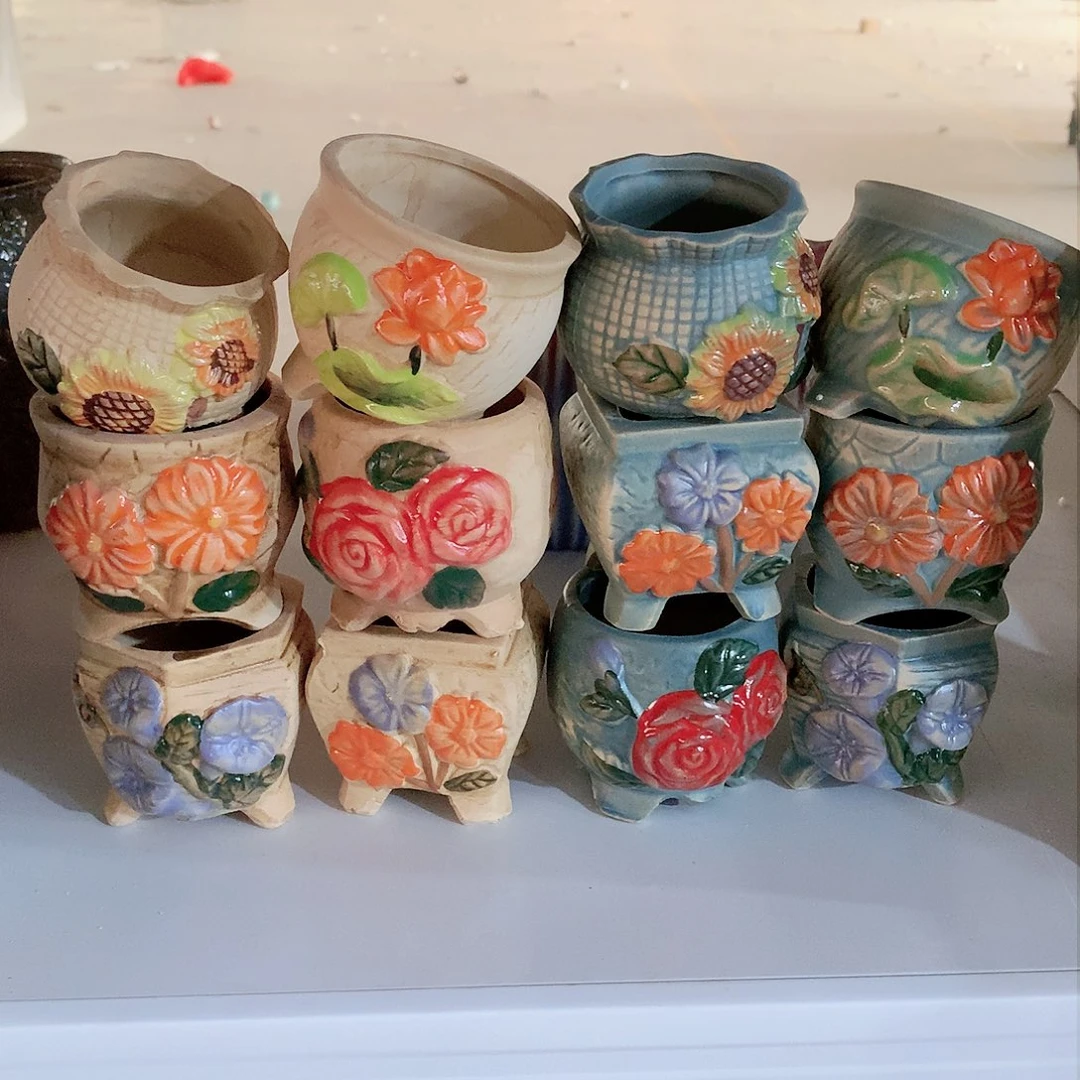陶瓷陶瓷多肉花盆特价