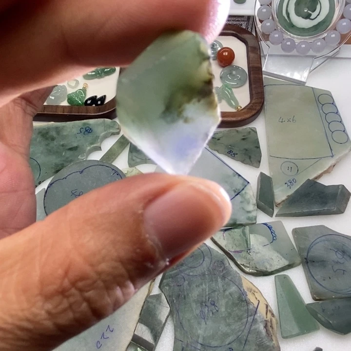 翡翠裸石毛料不包工