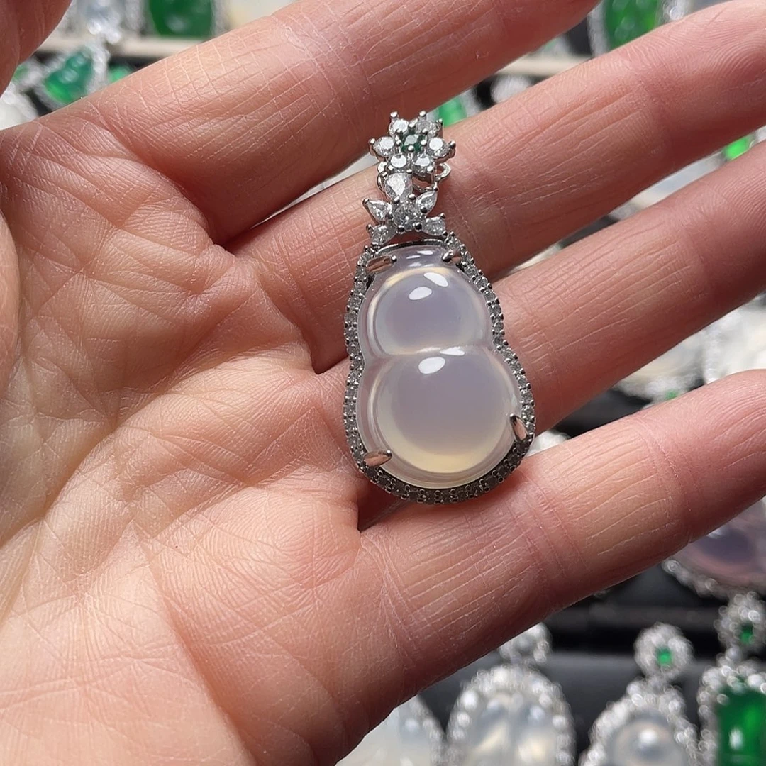 玛瑙/玉髓合金挂件