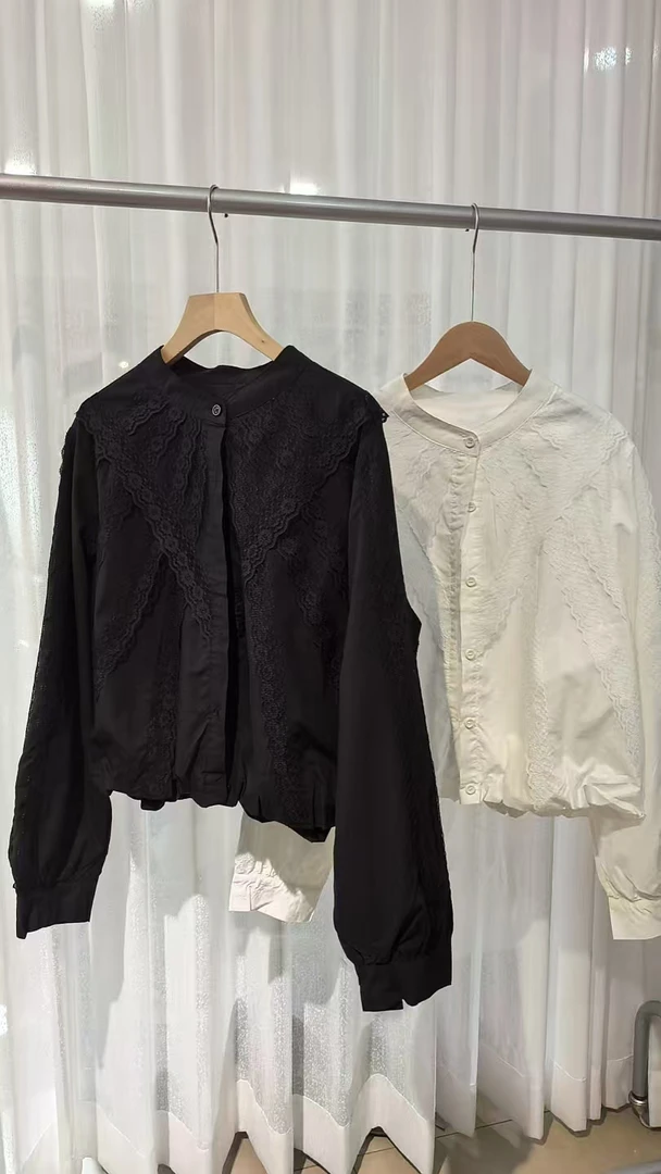 春秋女人味甜美蕾丝小衫(祐祐女装)