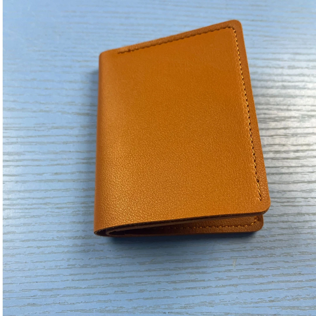 驾驶证包短款便携皮卡包1折金色疯马中古纯色钱包皮钱包