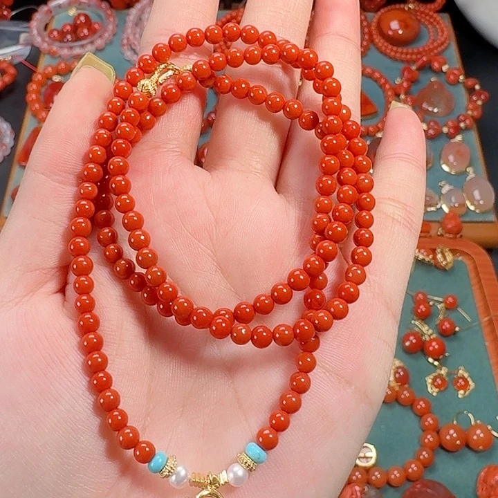 南红玛瑙未镶嵌55长万能链