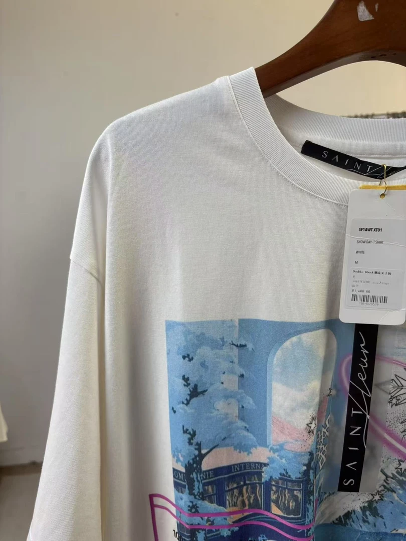 【十一】休闲宽松短袖T恤 涂鸦高级感百搭上衣 2025-1