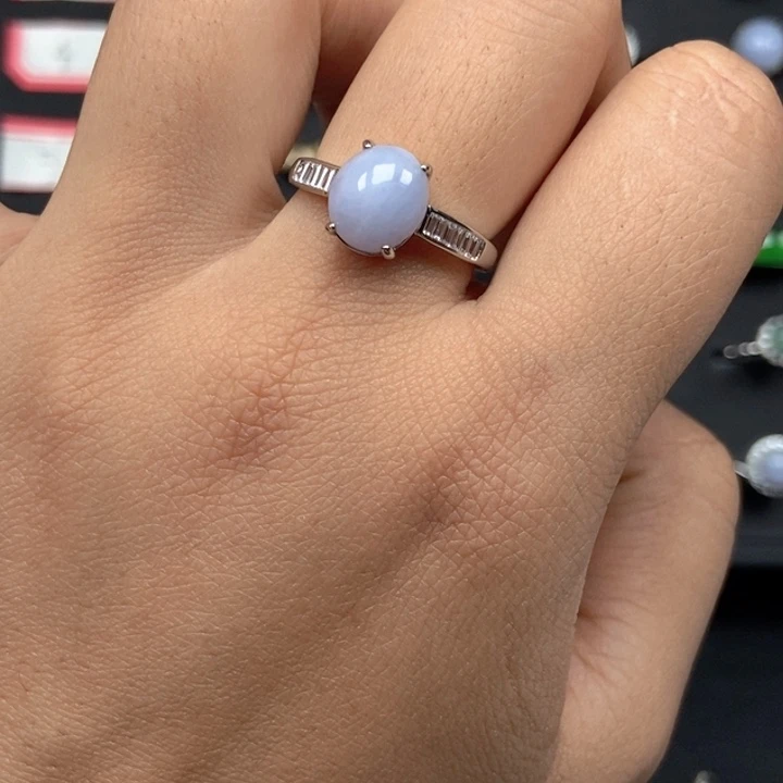 翡翠未镶嵌戒指戒指