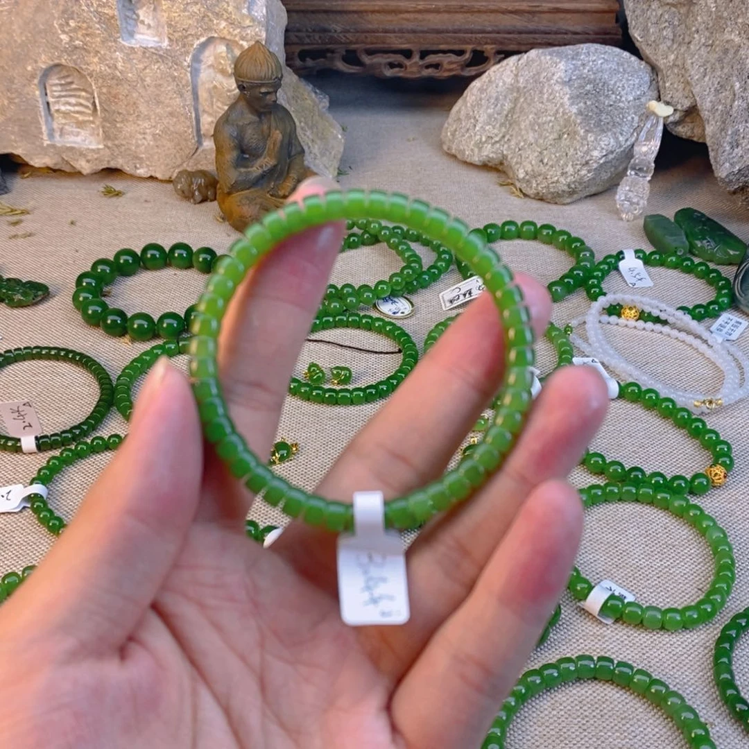 手链未镶嵌和田玉～***?