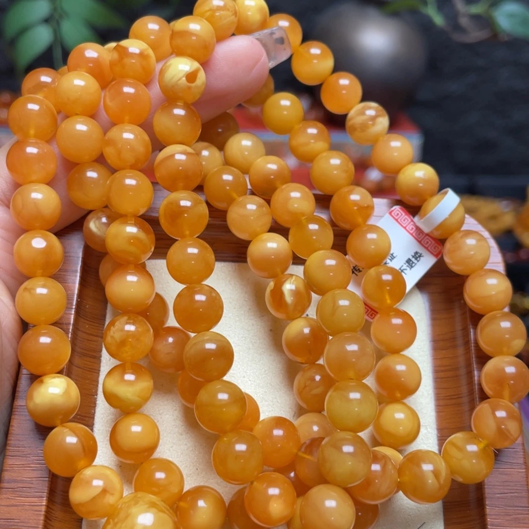 蜜蜡未镶嵌手链手串