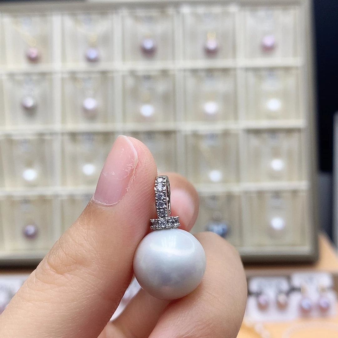 颈饰合金淡水珍珠