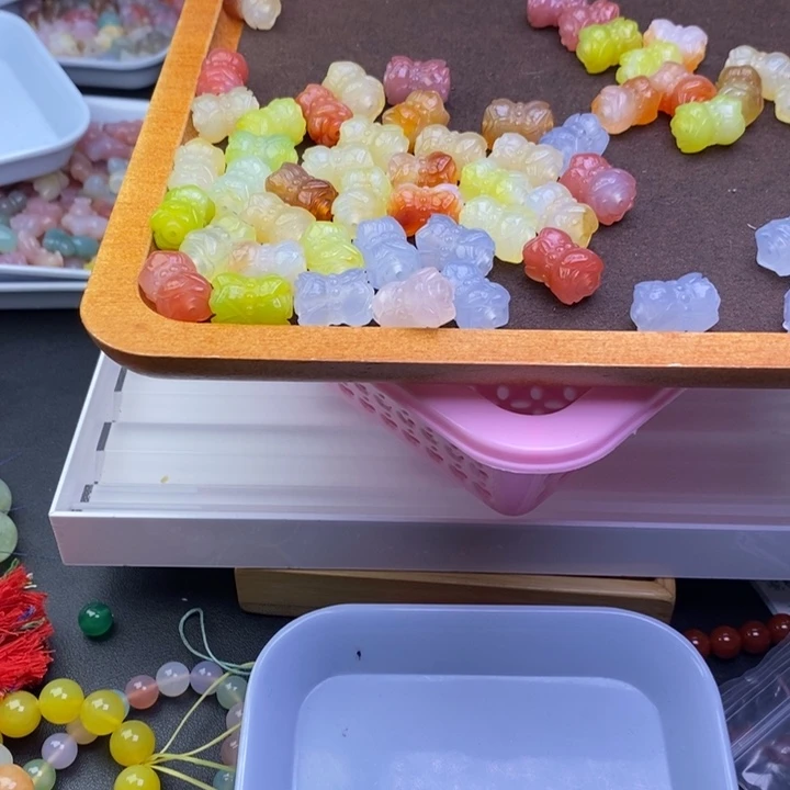 玛瑙/玉髓车挂合金淡**恋