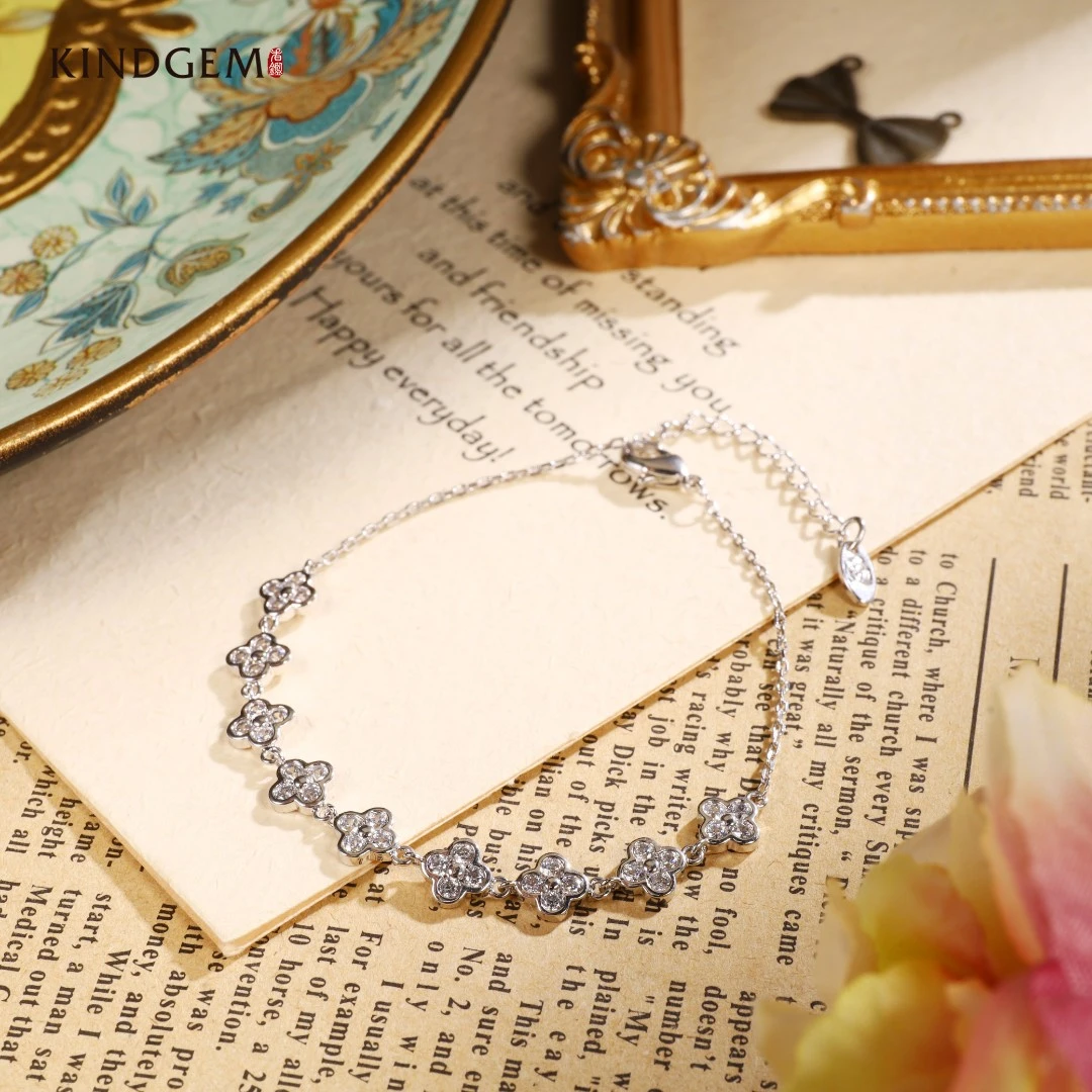 铜合金合成锆石手链 CZ370XIPC-28057气质精致时尚百搭高级感手链