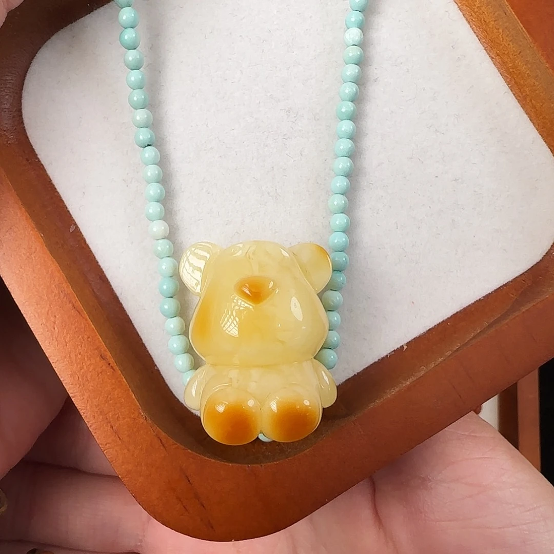 琥珀珠宝奇石未镶嵌蓉****爱