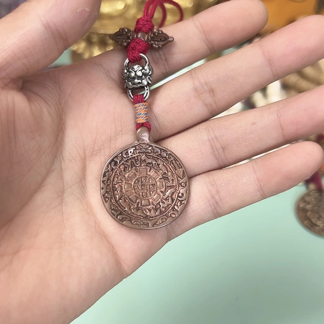 白***A玻璃颈饰玛吉阿米藏式臻品直播间