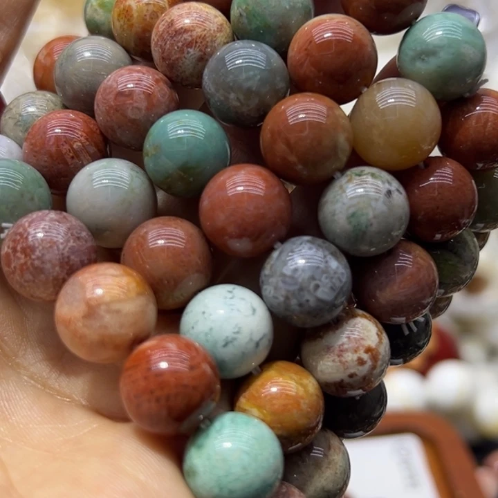 大果紫檀（缅甸花梨）1.3加圆珠多宝姑娘玉