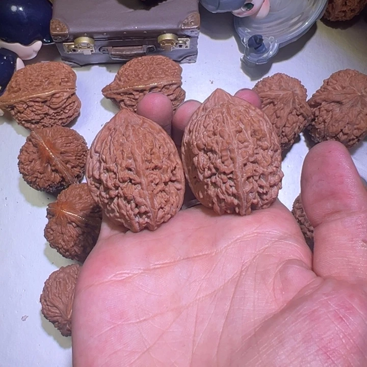 把件文玩核桃35全品蒜头